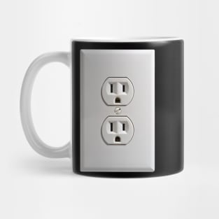 Prank Wall Outlet (Accurate Size) Mug